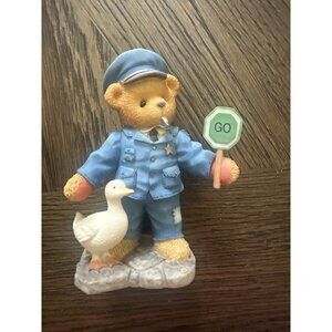 Cherished Teddies Officer Kent Figurine‎ With Duck & Box 1995